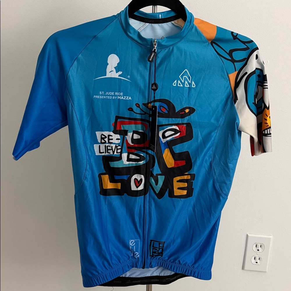 CONNOR Blue Graphic Cycling Jersey